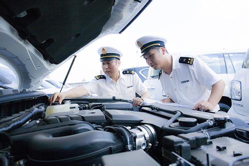 車輛暫時進出口進口前的工作是怎么做的？