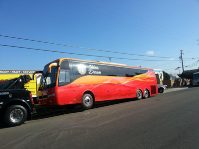 日本到上海外高橋電動(dòng)大巴進(jìn)口報(bào)關(guān)代理汽車服務(wù)案例